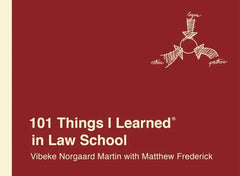 101 Things I Learned® in Law School (101 Things I Learned) testbank + ebook