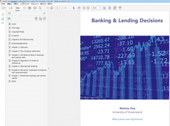 (AUCS) Banking and Lending Decisions Custom for University testbank + ebook