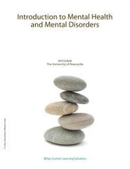 (AUCS) Introduction to Mental Health and Mental Disorders for University of Newcastle testbank + ebook